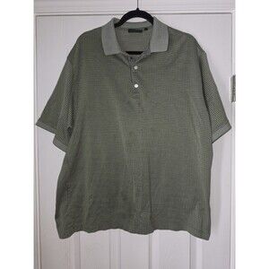 Bobby Jones Collection Golf Polo Shirt Green Short Sleeve Mens Sz XL